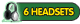 6x Headphones/Headsets Included